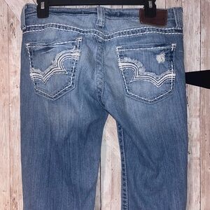 Big Star Women's Boot Cut Jeans in Denim Blue